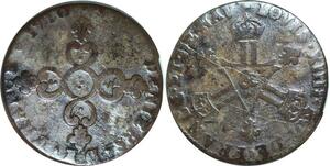 Q0220 France 6 Deniers des Dardennes Louis XIV 1710 & Aix en Provence -> Offer