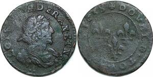Q0228 France Double Tournois Louis XIII 1638 -> Make offer