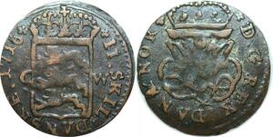 Q0235 Rare Denmark 2 Skilling Dansk Frederik IV 1716 -> Make offer