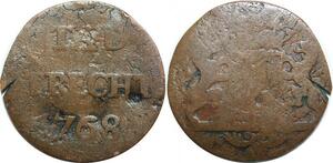 Q0261 Netherlands Stadt Utrecht 1 Duit 1768 -> Make offer