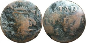 Q0262 Netherlands Stadt Utrecht 1 Duit 1787 -> Make offer