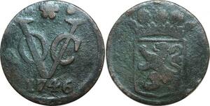 Q0263 Indonesia Netherlands East Indies Duit 1746 VOC -> Make offer