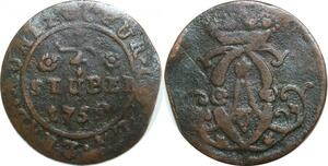 Q0265 German States Koln 1/4 Stüber Clemens August 1759 -> Make offer