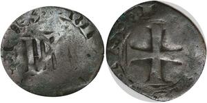 Q0284 France Duc de Normandie Denier Parisis Jean le Bon 1350 1364 Argent >Offer