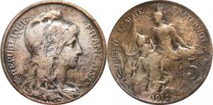 Q0291 France 5 Centimes Dupuis 1912 -> Make offer