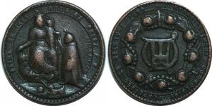 Q0293 Belgique Medaille Reine du très Notre Dame Saint Rosaire 1864 > Make offer