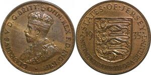Q0295 Jersey 1/24 Shilling George V 1935 UNC -> Make offer