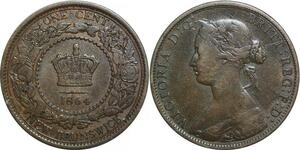 Q0306 Canada New Brunswick Cent Victoria 1864 Short 6 -> Make offer