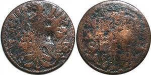 Q0359 German States Aachen 12 Heller Eagle 1758 -> Make offer