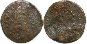 Q0362 Netherlands Gent 6 Mijten Mites Duit François d'Anjou 1581 -> Make offer