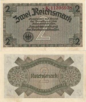Q4147 Banknote Germany 2 Reichsmark 1940-1945 - Make Offer
