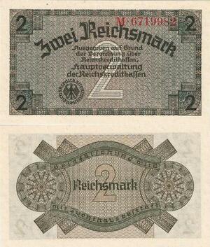 Q4148 Banknote Germany 2 Reichsmark 1940-1945 - Make Offer