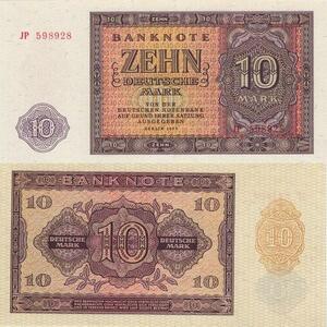 Q4198 Banknote Germany Berlin 10 Deutsche Mark 1955 UNC - Make Offer