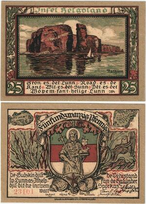 Q4318 Banknote Germany 50 Pfennig Helgoland isle 1921 - Offer 