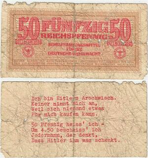 Q4363 Banknote Germany 50 Reichspfennig Reichs-eagle 1924-1948 - Make Offer