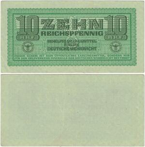 Q4364 Banknote Germany 10 Reichspfennig Reichs-eagle 1924-1948 - Make Offer