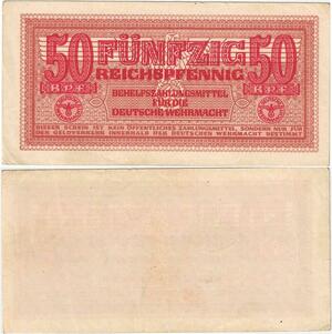 Q4365 Banknote Germany 50 Reichspfennig Reichs-eagle 1924-1948 - Make Offer