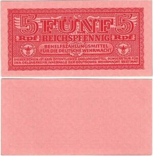 Q4366 Banknote Germany 5 Reichspfennig Reichs-eagle 1924-1948 - Make Offer