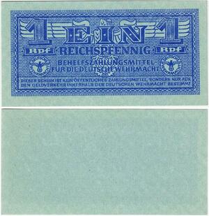 Q4367 Banknote Germany 1 Reichspfennig Reichs-eagle 1924-1948 - Make Offer