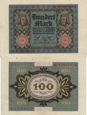 Q4437 Banknote Germany Berlin 100 Mark 1920 UNC -> Make offer