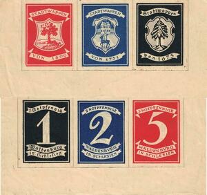 Q4571 Banknote Germany Waldenburg in Schlesien 1 2 5 Pfennige 1809 - Make Offer