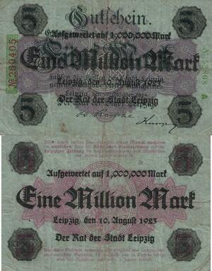 Q4675 Banknote Germany Liepzig 1 Million Mark 1918 Notgeld - Make Offer