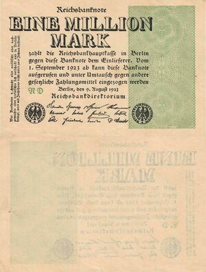 Q4780 Banknote Germany Berlin 1 Million Mark Reichsbanknote 1923 - Offer