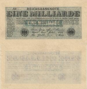 Q4794 Banknote Germany Berlin 1 Milliarde Mark Reichbanknote 1923 - Make Offer