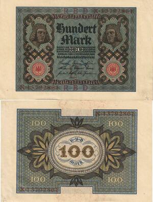 Q4817 Banknote RBD Germany Berlin 100 Mark Bamberg Horseman 1920 - Make Offer