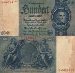 Q4833 Banknote Germany Berlin 100 Reichsmark Justus Liebig 1935 - Make Offer