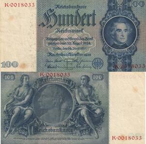 Q4834 Banknote Germany Berlin 100 Reichsmark Justus Liebig 1935 - Make Offer