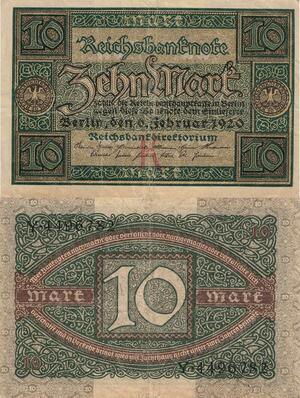 Q4840 Banknote Germany Berlin 10 Mark Reichsbanknote 1920 - Make Offer