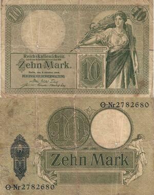 Q4858 Banknote Germany Berlin 10 Marks 1906 - Make Offer