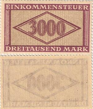 Q4907 Stamp Germany Einkommensteuer  3000 Mark - Make Offer