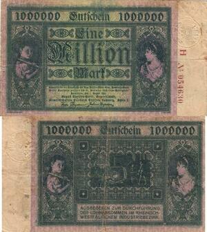 Q5016 Banknote Germany 1 Million Mark  Children 1923 - Make Offer