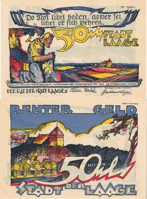 Q5027 Banknote Germany Laage 50 Mark Farmer - Make Offer