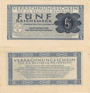 Q5073 Banknote Germany Berlin 5 Reichsmark 1944 - Make Offer