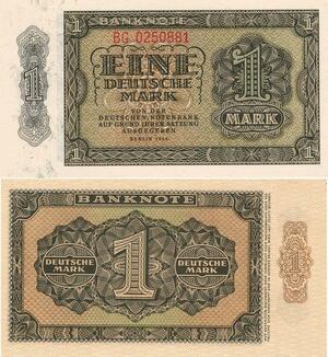 Q5076 Banknote Germany Währungsreform 1 Deutsche Mark 1948 - Make Offer