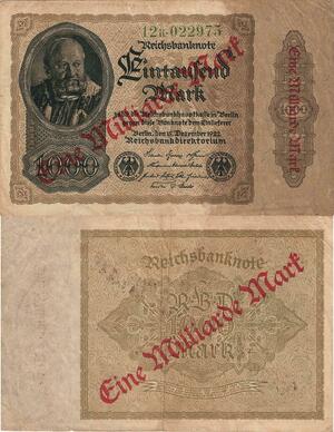 Q5089 Banknote Germany Berlin 1 Milliarde Mark 1922 - Make Offer