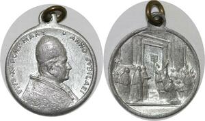 Q6585 Medal Vatican Papal States Pie XI Pont Max anno Jubileum AU