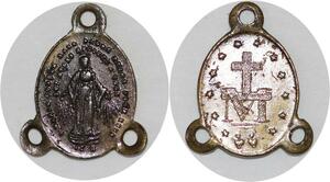 Q6587 Médaille O Marie Priez pour nous coeurs Marie Jesus ->Make Offer