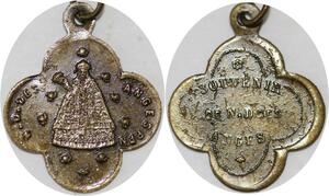 Q6591 Médaille Canada Souvenir Notre Dame des Anges Trèfle SUP