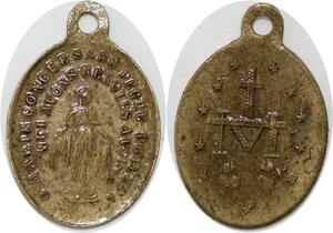 Q6600 Médaille Notre Dame du Puy-en-Velay 1830 O Marie ->Make Offer