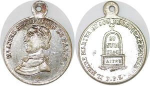 Q6601 Médaille Affre Auguste Archeveque Paris 1848 SUP