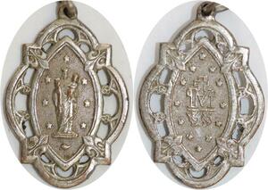 Q6622 Medal Vatican Papal States Virgin Mary Jesus -> Make offer