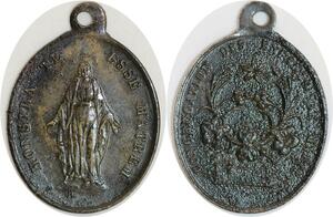 Q6623 Medal Vatican Papal States Virgin Mary Honestra Te  Esse Matrem     
