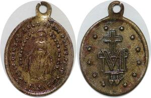 Q6638 Médaille Notre Dame du Puy-en-Velay 1830 O Marie SUP ->Make Offer