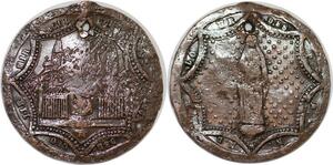 Q6639 Medal Vatican Papal States Maria Church 