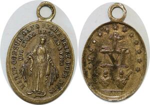 Q6641 Médaille Notre Dame du Puy-en-Velay 1830 O Marie ->Make Offer
