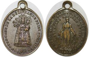 Q6659 Vatican Virgin Marie Jesus Notre Dame de la Délivrande 1830   